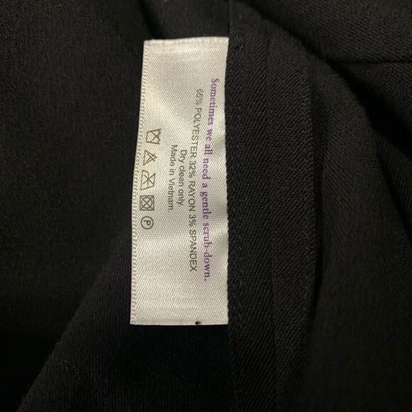 MM Lafleur Womens Black Jardigan Blazer 1 Button plus‎ Size +3 Jacket - Picture 5 of 8